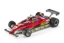 GP Replicas 1/18 ミニカー レジン プロポーションモデル 1982年ベルギーGP フェラーリ FERRARI - F1 126 C2 No.27 BELGIAN GP (with pilot figure) 1982 GILLES VILLENEUVE パイロットフィギャー付き