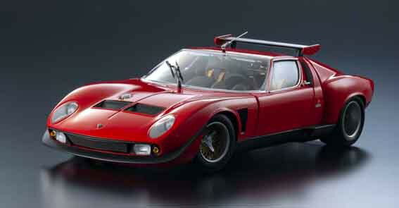 Kyosho  1 18 ~jJ[ _CLXgf 1968Nf {M[j ~E SVR bh1968 Lamborghini Miura SVR, red 1:18 Kyosho