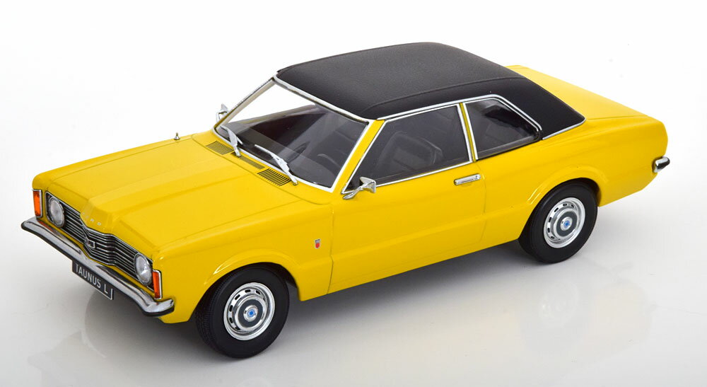 Rakuten - KK Scale 1/18 ミニカー ダイキャストモデル 1971年モデル フォード FORD ENGLAND TAUNUS GXL 1971 イエロー