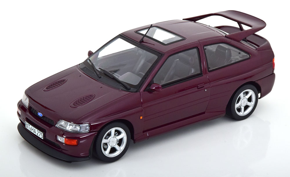 Norev ノレヴ 1/18 ミニカー ダイキャストモデル 1992年モデル フォード FORD ENGLAND - ESCORT COSWORTH 1992 パープルメタリック