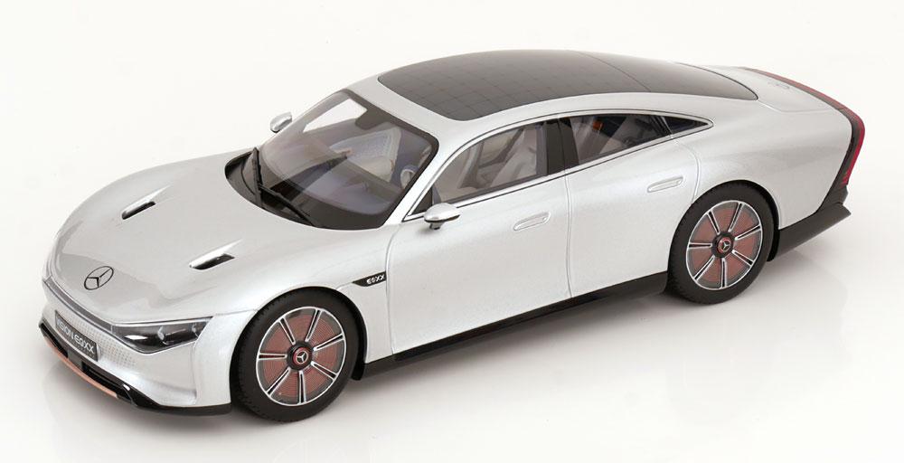 Mercedes Benz - メルセデスベンツ ディーラーアクセサリーモデル NZG 1/18 ミニカー ダイキャストモデル 2022年モデル メルセデスベンツ MERCEDES BENZ - VISION EQXX ELECTRIC CAR 2022 シルバー