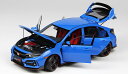 LCD Models 1/18 ミニカー ダイキャストモデル 2020年モデル ホンダ HONDA - CIVIC TYPE-R (FK8) 2020 ブルー