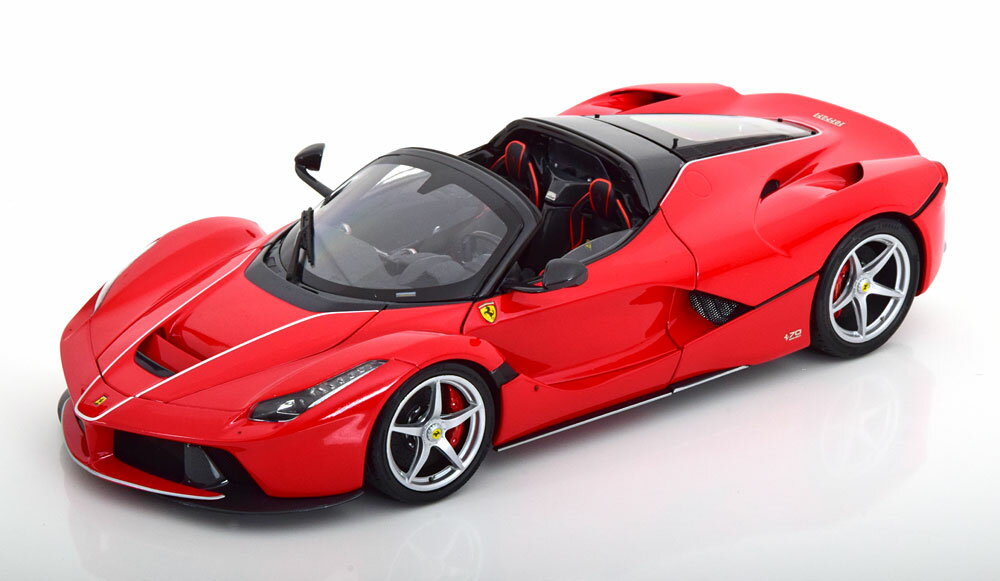 BBR 1/18 ミニカー ダイキャストモデル 2016年モデル フェラーリ ラフェラーリ FERRARI - LAFERRARI APERTA SPIDER 2016 - ROSSO CORSA 322 フェラーリレッド