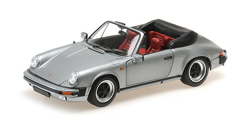 Other - Minichamps ミニチャンプス 1/18 ミニカー ダイキャストモデル 1983年モデル ポルシェ Porsche 911 Carrera 3.2 Cabriolet 1983 グレーメタリック