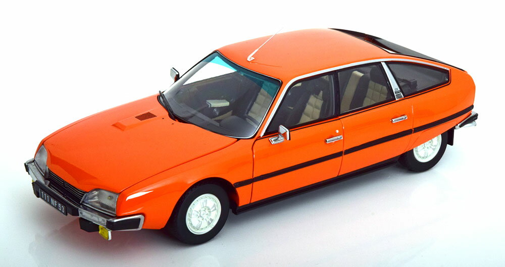 Norev ノレヴ 1/18 ミニカー ダイキャストモデル 1977年モデル シトロエン CITROEN CX 2400 GTI 1977 MANDARINE オレンジ