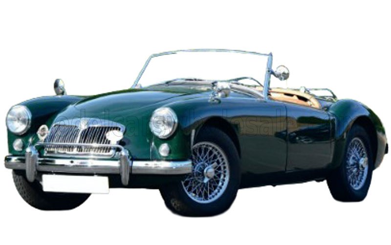 Norev ノレヴ 1/18 ミニカー ダイキャストモデル 1955年モデル MG - MGA ROADSTER SPIDER 1955 - BRITISH RACING GREEN ブリティッシュレーシンググリーン