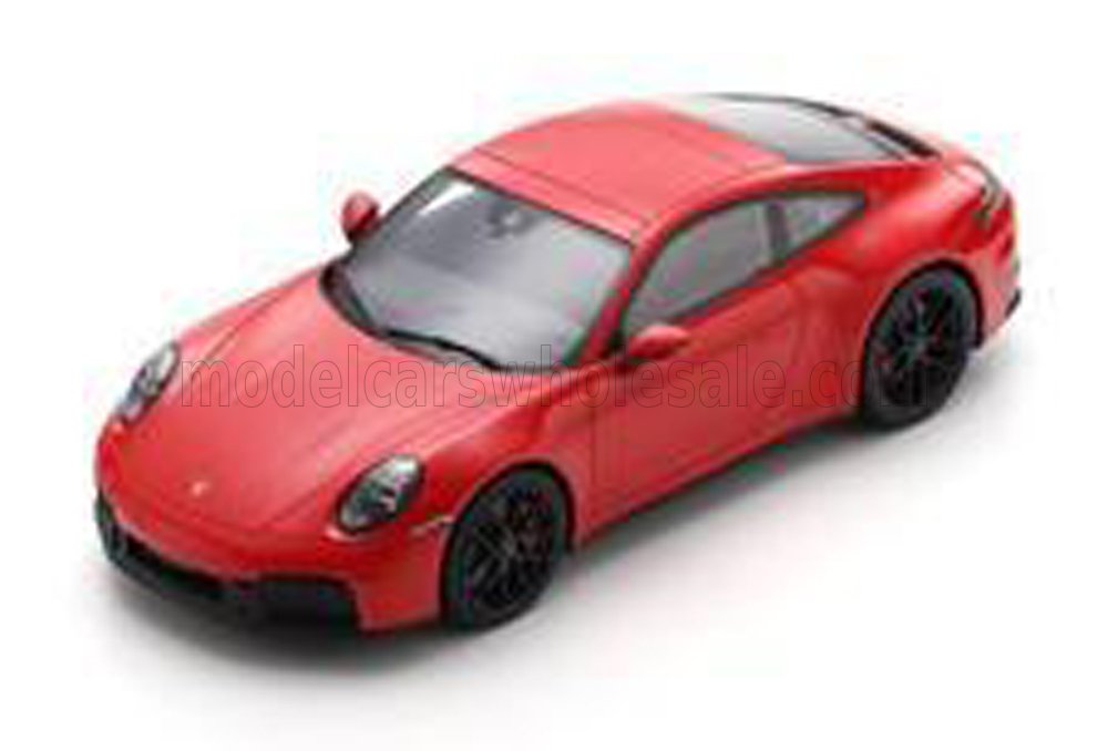 Spark 1/18 ミニカー レジン プロポーションモデル 2024年モデル ポルシェ PORSCHE - 911 992-2 CARRERA GTS COUPE 2024 - Guards Red レッド