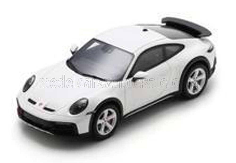 Spark 1/18 ミニカー レジン プロポーションモデル 2023年モデル ポルシェ PORSCHE - 911 992 DAKAR COUPE 2023 ホワイト