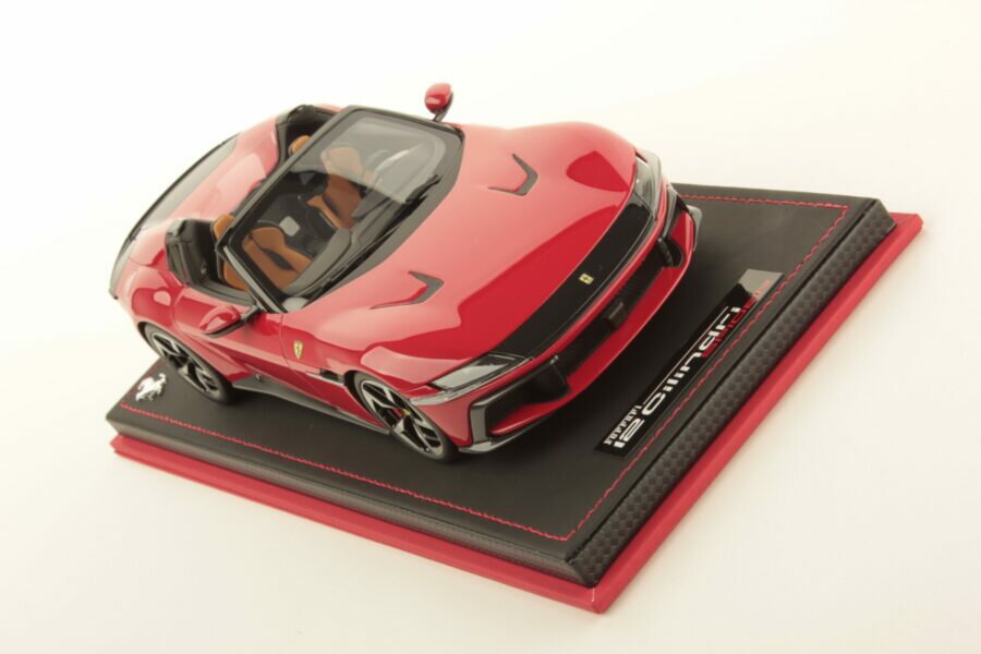 MR Collection 1/18 ミニカー レジン プロポーションモデル 2024年モデル フェラーリ 12チリンドリ FERRARI - 12 CILINDRI V12 830cv SPIDER OPEN 2024 - ROSSO CORSA フェラーリレッド