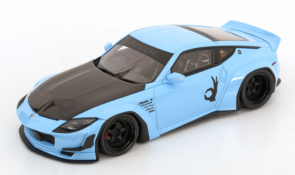 GT Spirit gts943 1/18 ミニカー レジン プロポーションモデル 2025年モデル パンデム 日産 NISSAN PANDEM FAIRLADY Z (Z35) COUPE 2025 CHINA BLUE BLACK