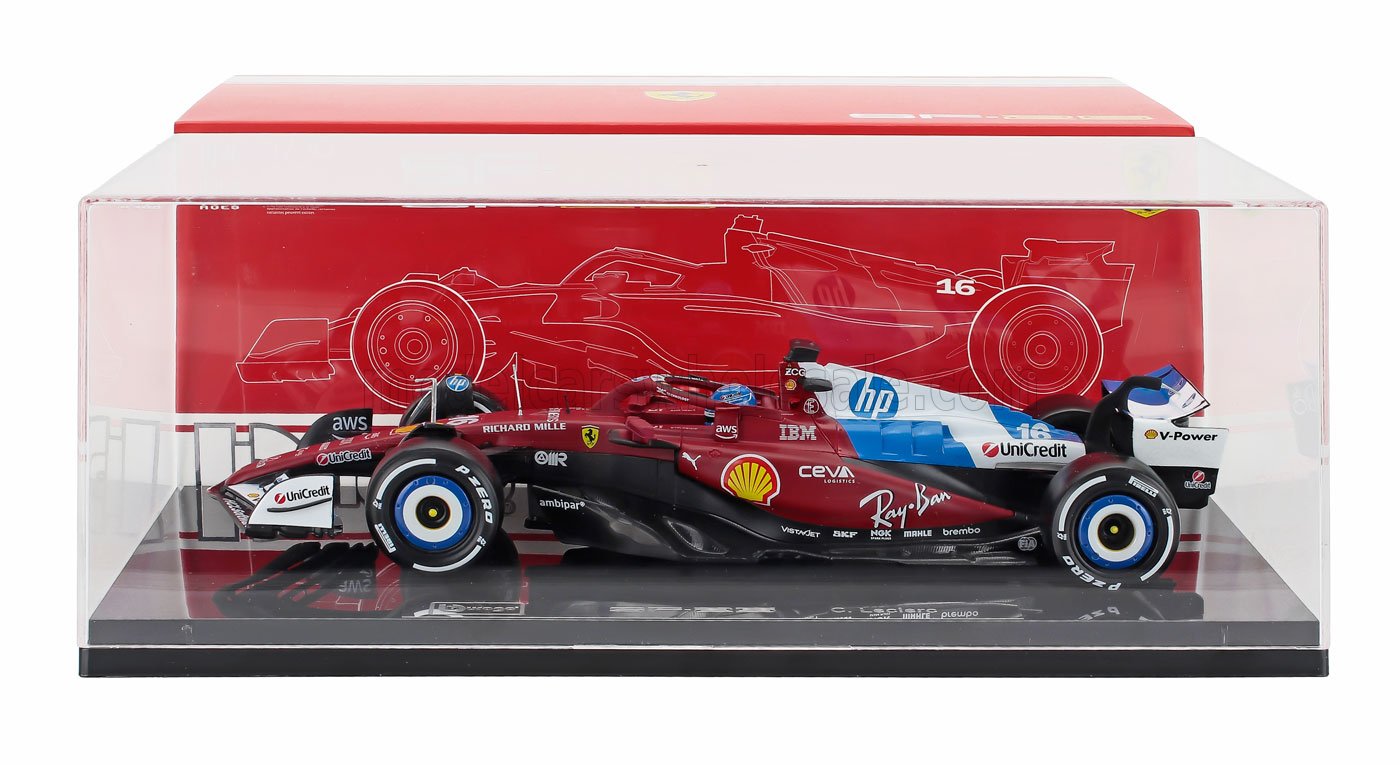 Other - 日本未発売モデル Burago 1/18 ミニカー ダイキャストモデル 2025年5月マイアミGP フェラー リ FERRARI F1 SF-25 TEAM SCUDERIA FERRARI HP No.16 MIAMI GP 2025 CHARLES LECLERC チャールズ・レクラーク
