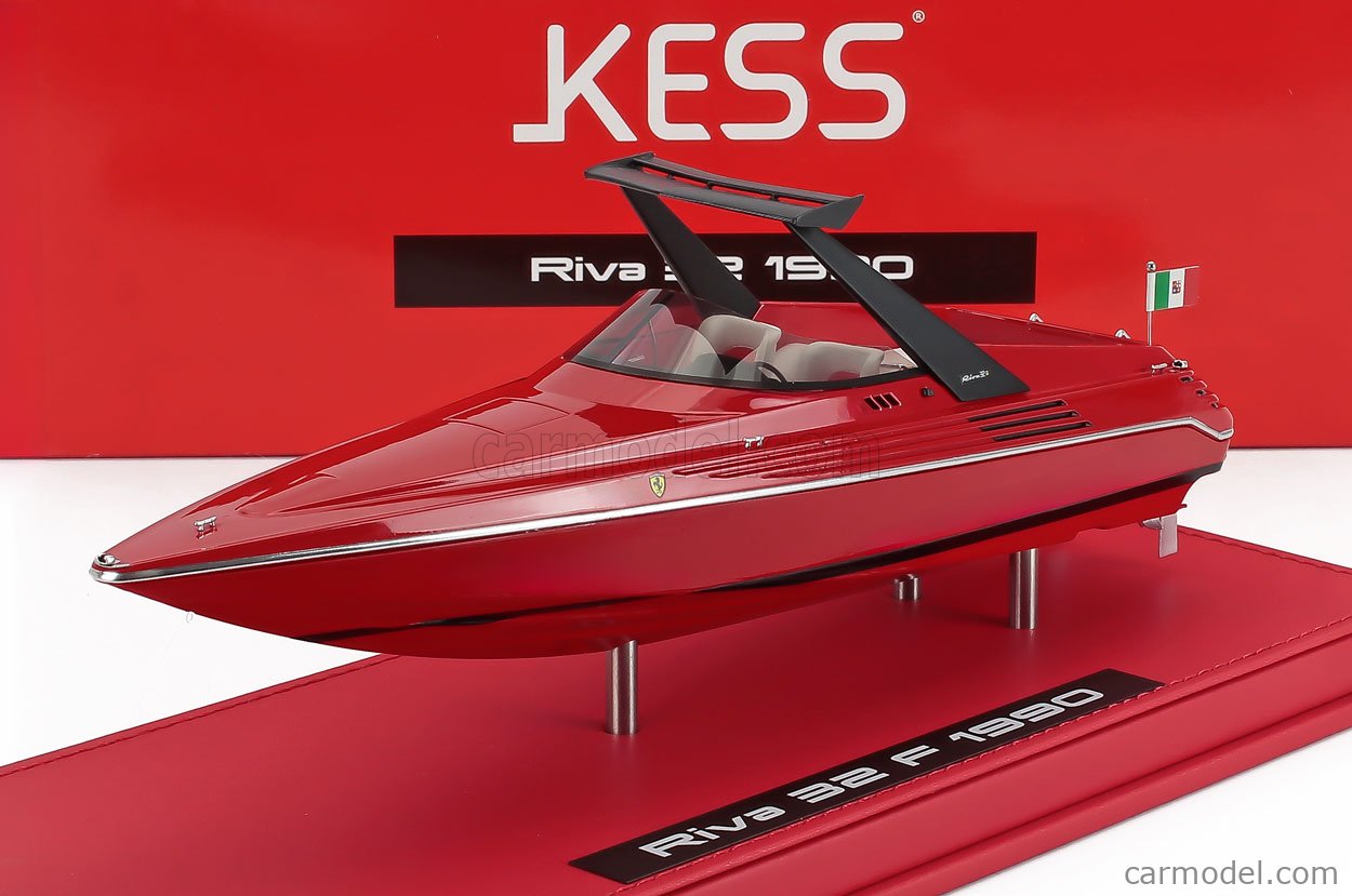 KESS Models 1/43 レジン プロポーションモデル リーヴァ RIVA - MOTOSCAFO 32 FERRARI 1990 2x ENGINE V8 - 780CV - (24cm)
