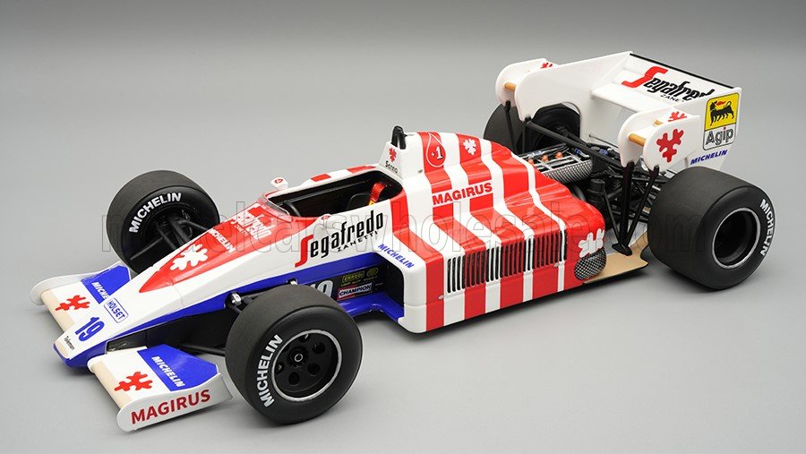 Tecnomodel テクノモデル 1/18 ミニカー レジン プロポーションモデル 1984年ポルトガルGP 第3位 トールマン TOLEMAN - F1 TG184 HART TURBO No.19 3rd PORTUGAL GP 1984 AYRTON SENNA アイルトン・セナ