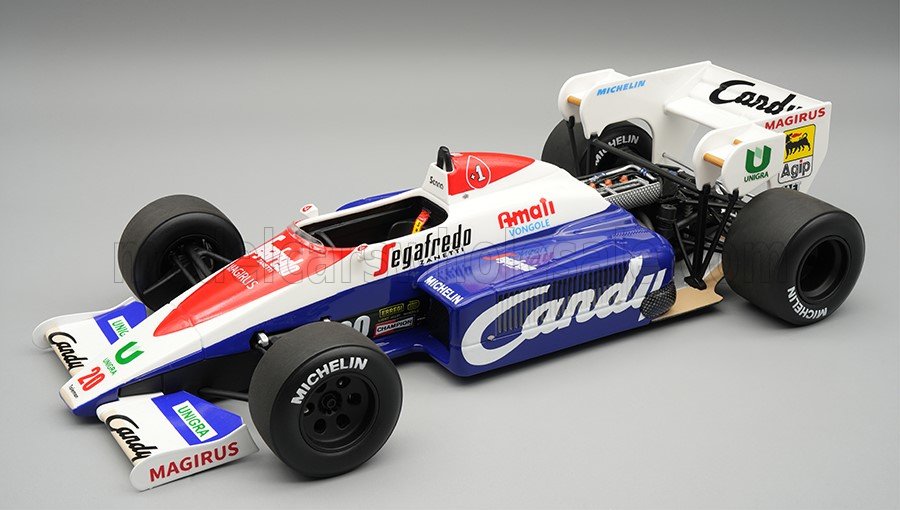 Tecnomodel テクノモデル 1/18 ミニカー レジン プロポーションモデル 1984年イタリアGP プラクティス トールマン TOLEMAN - F1 TG184 HART TURBO No.20 PRACTICE ITALY GP 1984 PIERLUIGI MARTINI ピエルルイジ・マルティニ