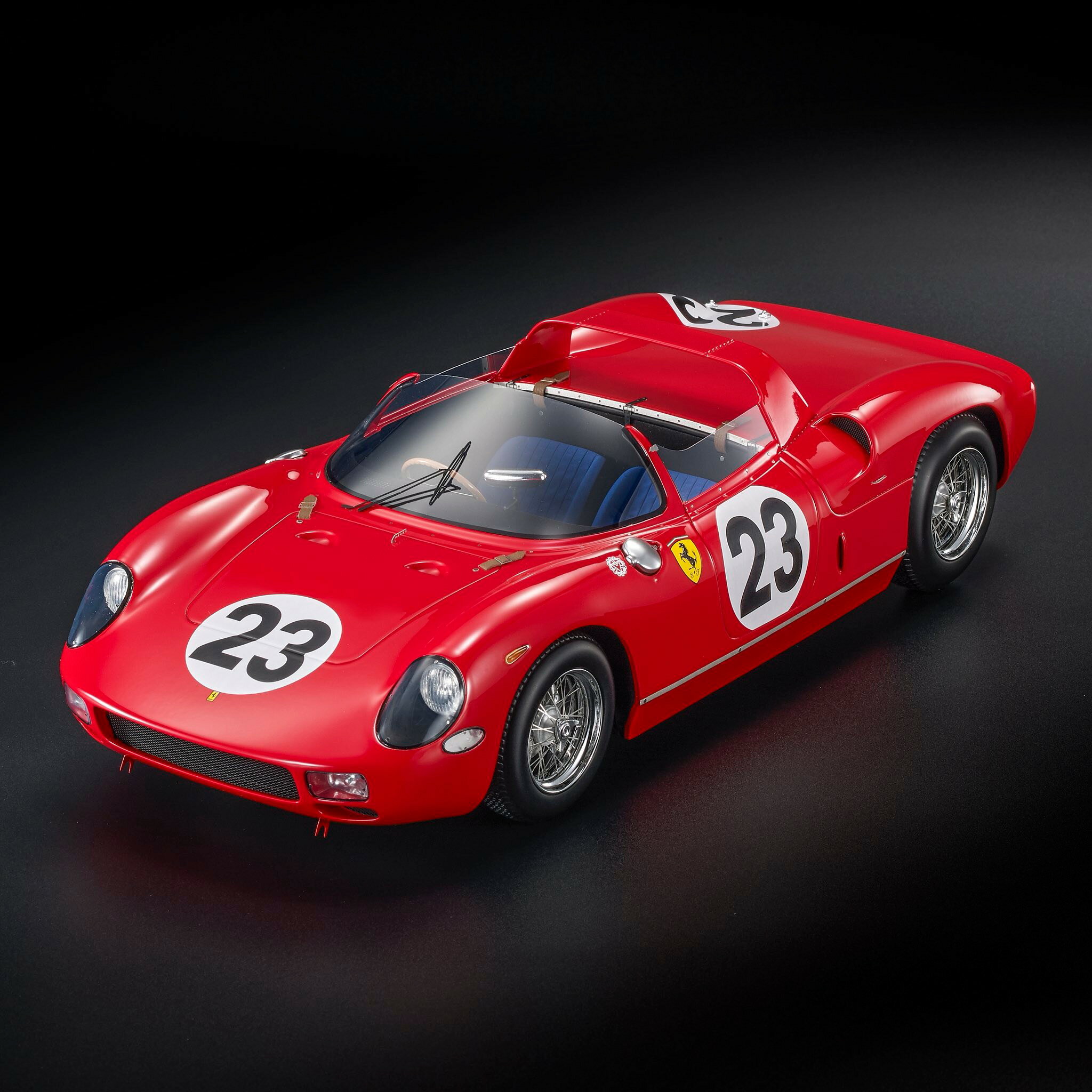 Top Marques トップマルケス 1/12 ミニカー レジン プロポーションモデル 1963年ルマン24時間 フェラーリ FERRARI - 250P SPIDER 3.0L V12 TEAM FERRARI SPA SEFAC No.23 24h LE MANS 1963 JOHN SURTEES - WILLY MAIRESSE