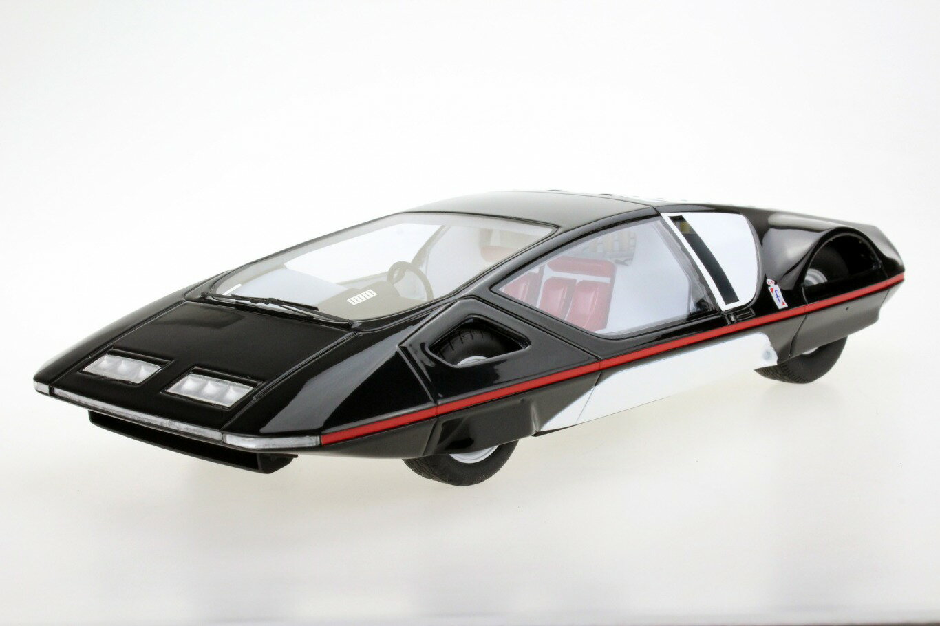 Top Marques トップマルケス 1/12 ミニカー レジン プロポーションモデル 1970年ジュネーブモーターショー FERRARI - 512S MODULO PININFARINA GENEVE MOTOR SHOW 1970 - BLACK ブラック