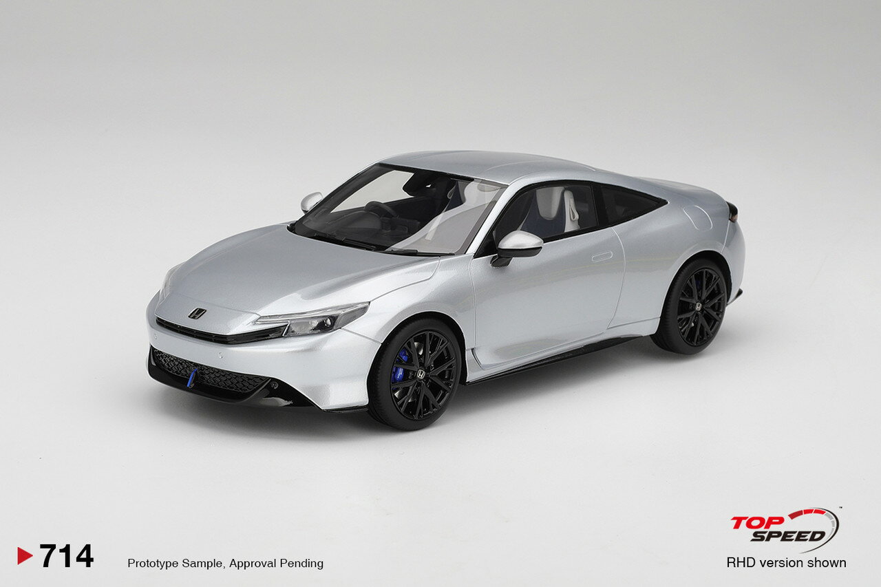 Top Speed 1/18 ミニカー レジン プロポーションモデル 2025年モデル ホンダ プレリュード Honda Prelude Moonlit White Pearl RHD 右ハンドル仕様