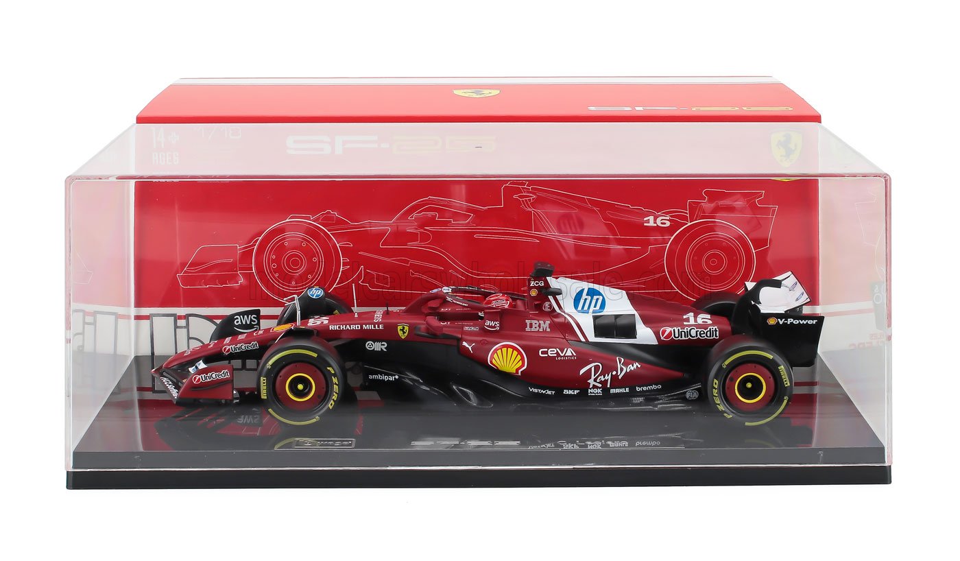 Rakuten - 日本未発売モデル Burago 1/18 ミニカー ダイキャストモデル 2025年シーズン フェラー リ FERRARI F1 SF-25 TEAM SCUDERIA FERRARI HP No.16 MIAMI GP 2025 CHARLES LECLERC チャールズ・レクラーク