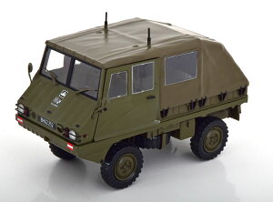 Schuco シュコー 1/18 ミニカー ダイキャストモデル 1975年モデル シュタイア・ダイムラー・プフ STEYR-PUCH - HAFLINGER FUNKWAGEN OBH 1975