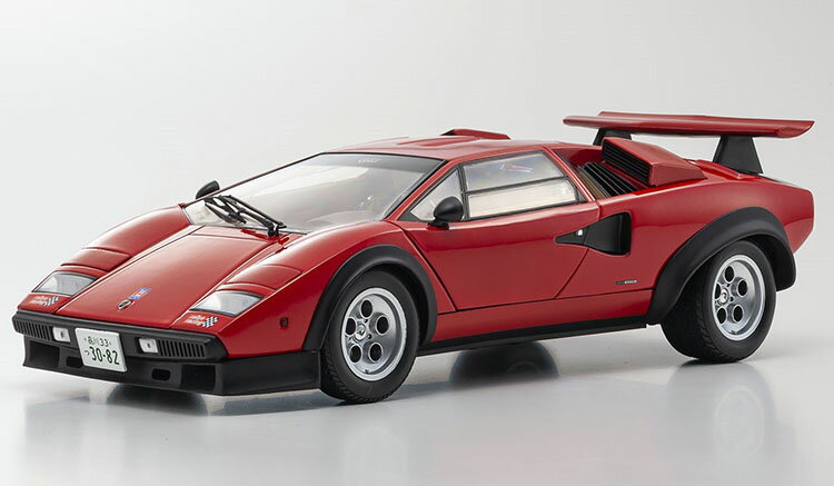 再生産完了 Kyosho 京商 1/18 ミニカー ダイキャストモデル 1982年モデル ランボルギーニ LAMBORGHINI COUNTACH WALTER WOLF