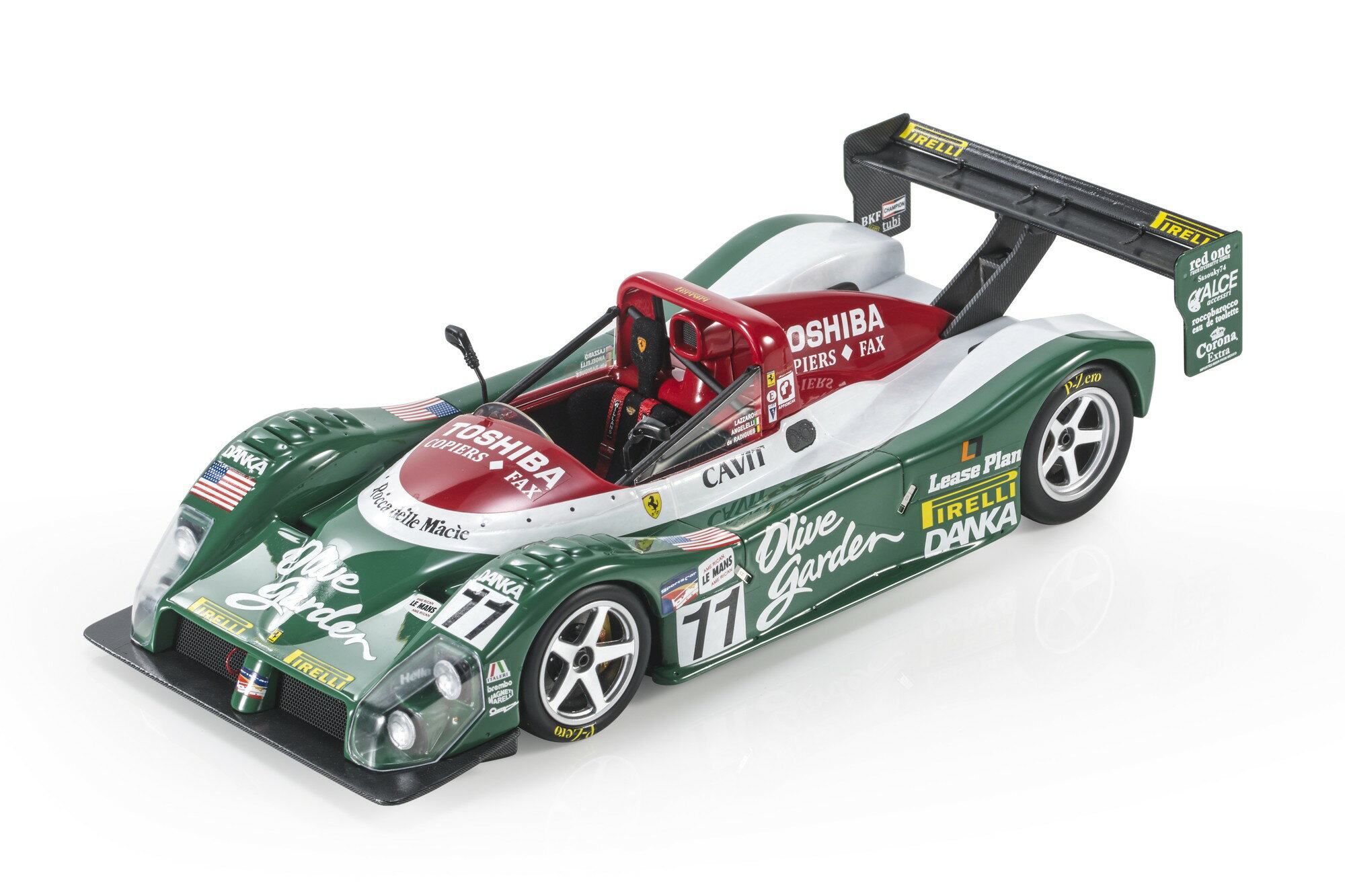 TopMarquesトップマルケス1/18ミニカーレジン・プロポーションモデル1998年デイトナ24時間優勝モデルフェラーリFERRARI-F333SPMOMONo.30WINNER24hDAYTONA1998G.MORETTI-M.BALDI