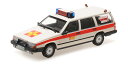 Minichamps ミニチャンプス 1/18 ミニカー ダイキャストモデル 1986年モデル ボルボ VOLVO 740 GL BREAK SW STATION WAGON NOTARZT POLICE ASB KOELN 1986 警察車両