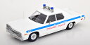 KK Scale 1/18 ミニカー ダイキャストモデル 1974年モデル ダッジ モナコ シカゴ警察車両 DODGE MONACO CHICAGO POLICE 1974