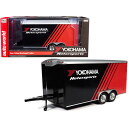 Autoworld オートワールド 1/18 ダイキャストモデル トレーラー FOUR WHEEL ENCLOSED CAR TRAILER YOKOHAMA ...