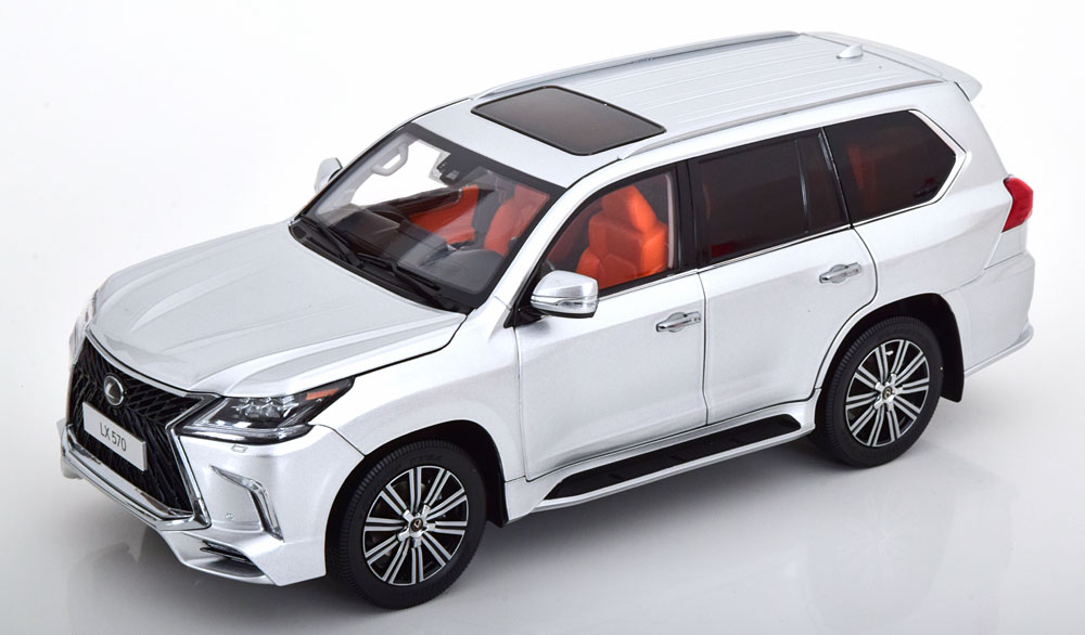LCD Models 1/18 ミニカー ダイキャストモデル 2022年モデル レクサス LEXUS LX570 2022 左ハンドル仕様 シルバー
