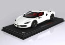 BBR 1/18 ミニカー レジン プロポーションモデル 2022年モデル フェラーリ FERRARI - 296 GTB HYBRID 830HP V6 2022 BIANCO AVUS ホワイト