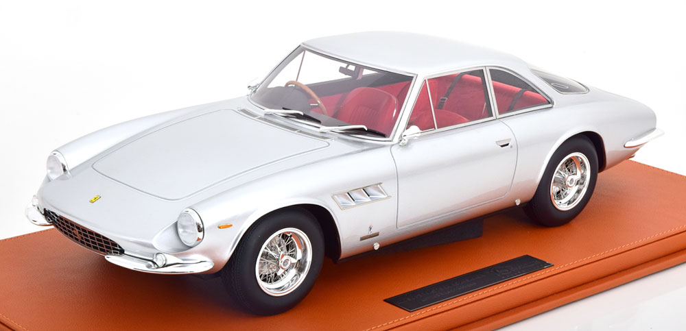 Rakuten - Top Marques トップマルケス 1/12 ミニカー レジン プロポーションモデル 1965年モデル フェラーリ FERRARI - 500 SUPERFAST 2-SERIES 1965 シルバーメタリック