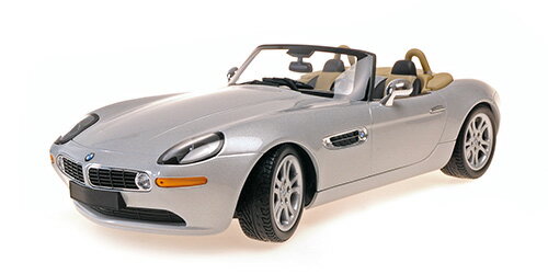 BMW - Minichamps ミニチャンプス 1/18 ミニカー ダイキャストモデル 2000年モデル BMW Z8 E52 2000 シルバーメタリック