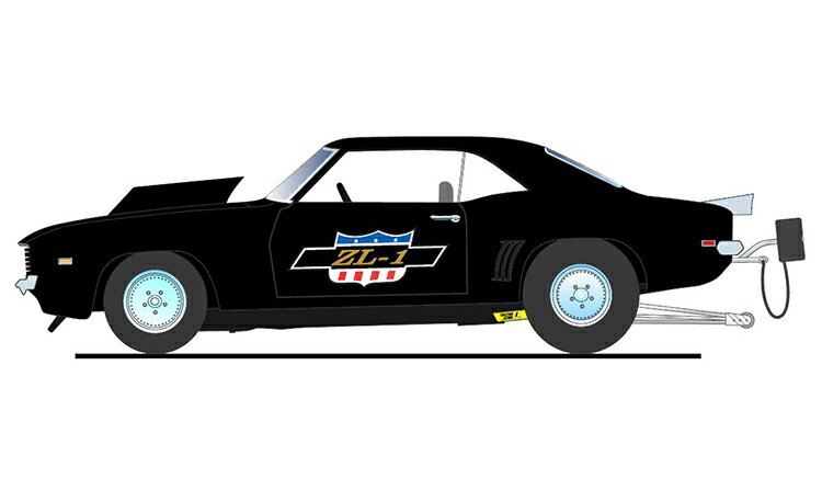 ACME 1/18 ミニカー ダイキャストモデル 1969年モデル シボレー カマロ Chevrolet ZL-1 1969 Drag Outlaws