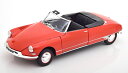 Norev ノレヴ 1/18 ミニカー ダイキャストモデル 1961年モデル シトロエン CITROEN - DS19 CABRIOLET OPEN - CORAIL RED レッド