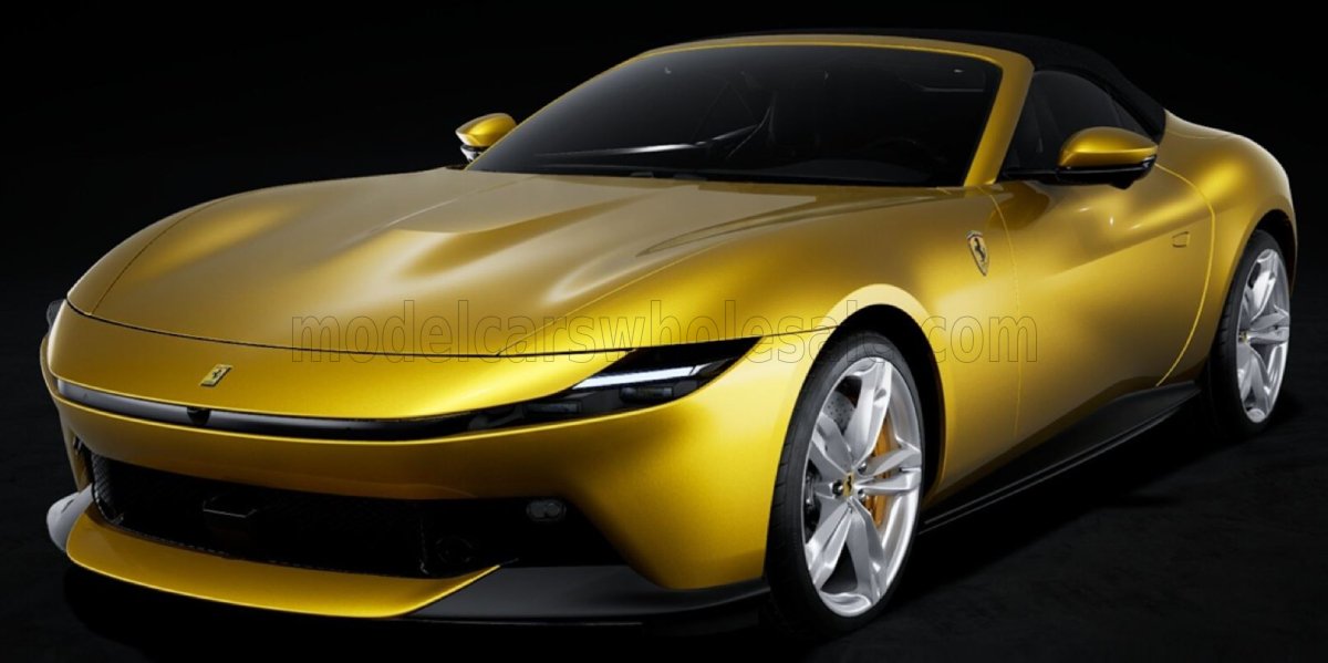 BBR 1/18 ミニカー レジン プロポーションモデル 2026年モデル フェラーリ アマルフィ FERRARI - AMALFI SPIDER 2026 GIALLO TRISTRATO イエロー