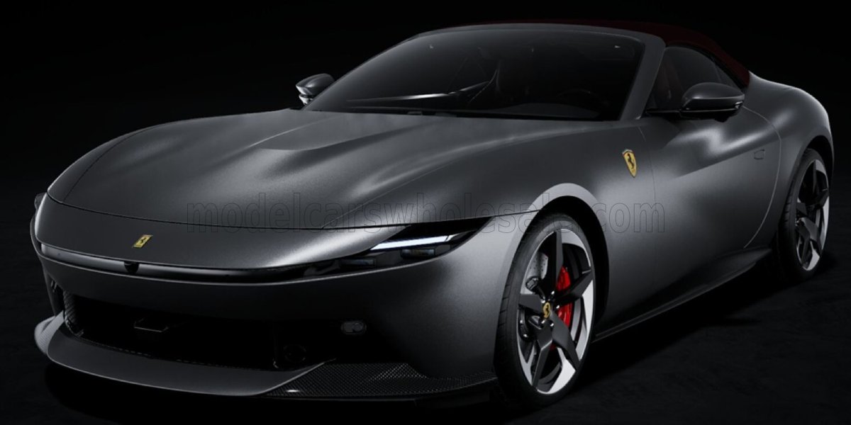 BBR 1/18 ミニカー レジン プロポーションモデル 2026年モデル フェラーリ アマルフィ FERRARI - AMALFI SPIDER 2026 GRIGIO SILVERSTONE グレー