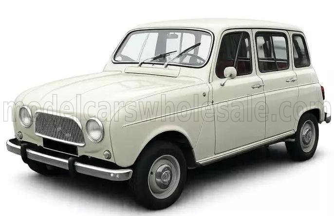 Norev ノレヴ 1/18 ミニカー ダイキャストモデル 1965年モデル ルノー RENAULT - R4 L 1965 レジャンベージュ