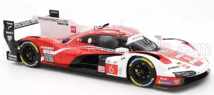 Rakuten - Norev ノレヴ 1/18 ミニカー ダイキャストモデル 2025年ルマン24時間 第2位 ポルシェ PORSCHE - 963 9RD 4.6L TURBO V8 TEAM PORSCHE PENSKE MOTORSPORT No.6 2nd 24h LE MANS 2025 MATT CAMPBELL - KEVIN ESTRE - LAURENS VANTHOOR