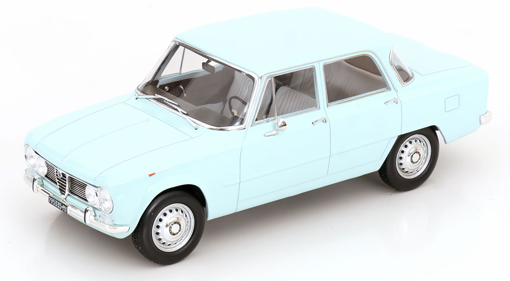 Hot Wheels - Norev ノレブ 1/18 ミニカー ダイキャストモデル 1964年モデル アルファロメオ ALFA ROMEO - GIULIA Ti 1964 ライトブルー