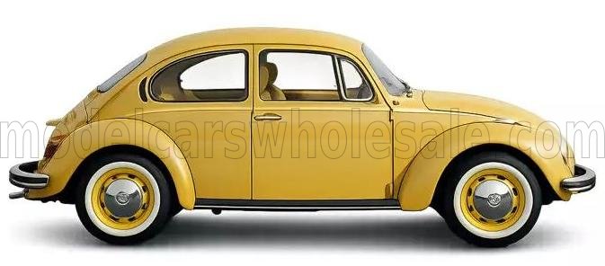 Norev ノレヴ 1/18 ミニカー ダイキャストモデル 1973年モデル フォルクスワーゲン VOLKSWAGEN - BEETLE MAGGIOLINO 1303 1973 パステルイエロー