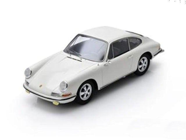Spark 1/18 ミニカー レジン プロポーションモデル 1967年モデル ポルシェ 911 2.0 S ホワイト