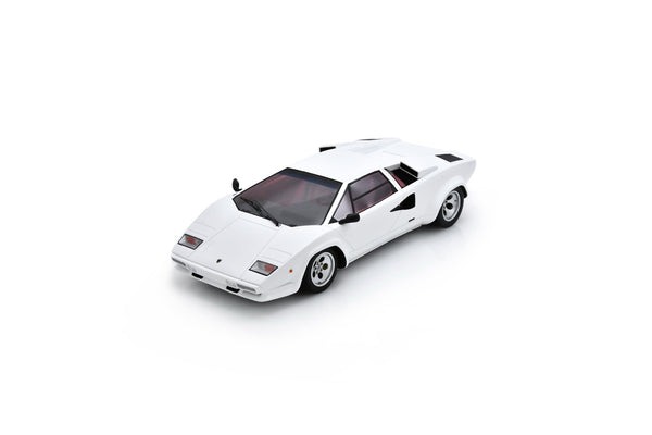Rakuten - Spark スパーク 1/18 ミニカー レジン プロポーションモデル 1988年モデル ランボルギーニ LAMBORGHINI - COUNTACH 5000 QV ホワイト