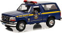 Greenlight グリーンライト 1/18 ミニカー ダイキャストモデル 1996年モデル フォード Ford Bronco XLT 1996 New York State Police