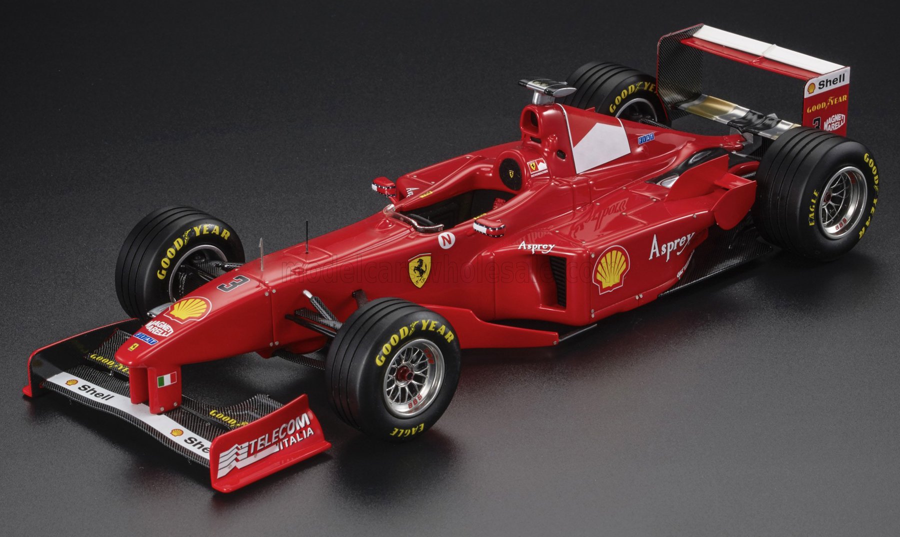 GP Replicas 1/12 ミニカー レジン プロポーションモデル 1998年モンツァ・イタリアGP 優勝モデル フェラーリ FERRARI - F1 F300 No.3 POLE POSITION AND WINNER MONZA ITALY GP 1998 MICHAEL SCHUMACHER ミハエル・シューマッハ