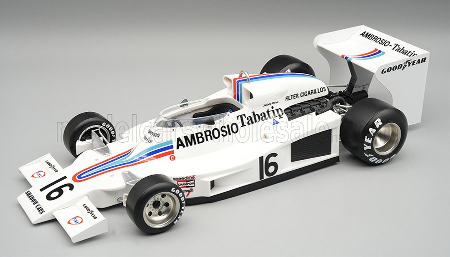 Hot Wheels - Tecnomodel テクノモデル 1/18 ミニカー レジン プロポーションモデル 1977年スエーデンGP シャドウ SHADOW - F1 DN8 No.16 SWEDEN GP 1977 JACKIE OLIVER ジャッキー・オリヴァー