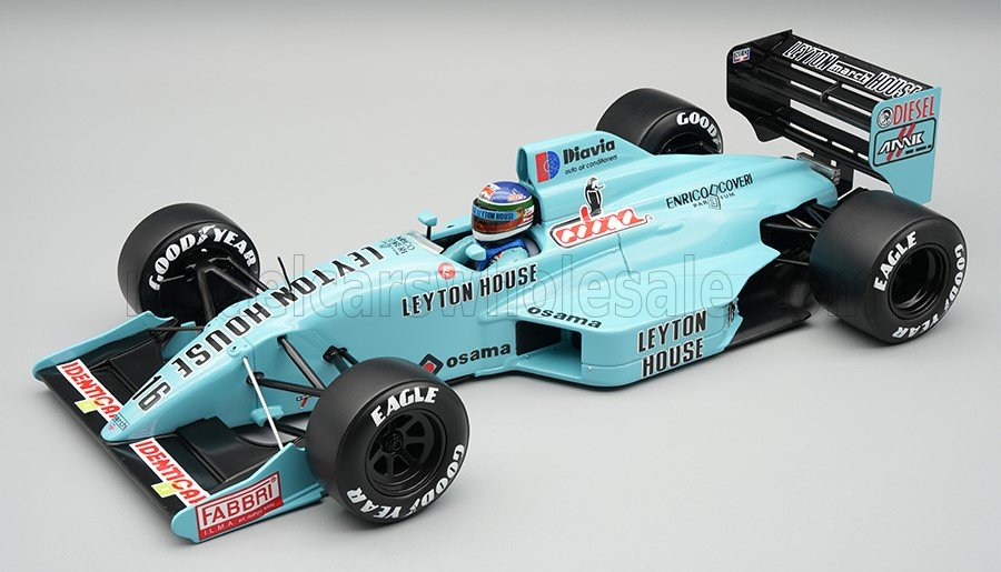 Tecnomodel テクノモデル 1/18 ミニカー レジン プロポーションモデル 1988年ベルギーGP マーチ MARCH - F1 881 JUDD TEAM LEYTON HOUSE No.16 BELGIUM GP (with pilot figure) 1988 IVAN CAPELLI イヴァン・カペリ ドライバーフィギュア付き