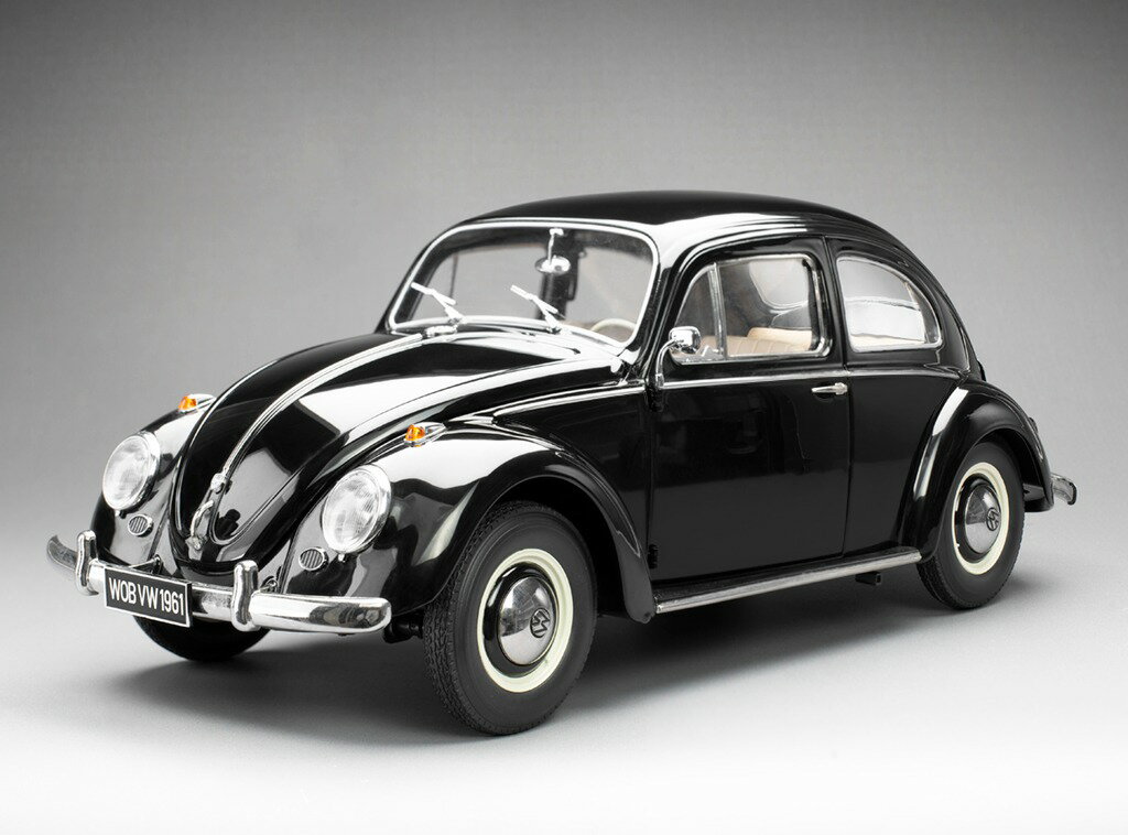 Volkswagen - Sun Star 1/12 ミニカー ダイキャストモデル 1961年モデル フォルクスワーゲン VOLKSWAGEN - BEETLE SALOON 1961 ブラック