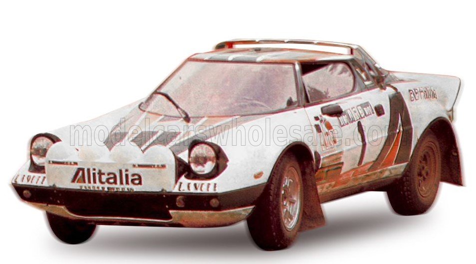 Sun Star サンスター 1/18 ミニカー ダイキャストモデル 1976年ラリーポルトガル 優勝モデル ランチア LANCIA - STRATOS HF TEAM ALITALIA (night version) N 1 WINNER RALLY PORTUGAL 1976 SANDRO MUNARI - SILVIO MAIGA
