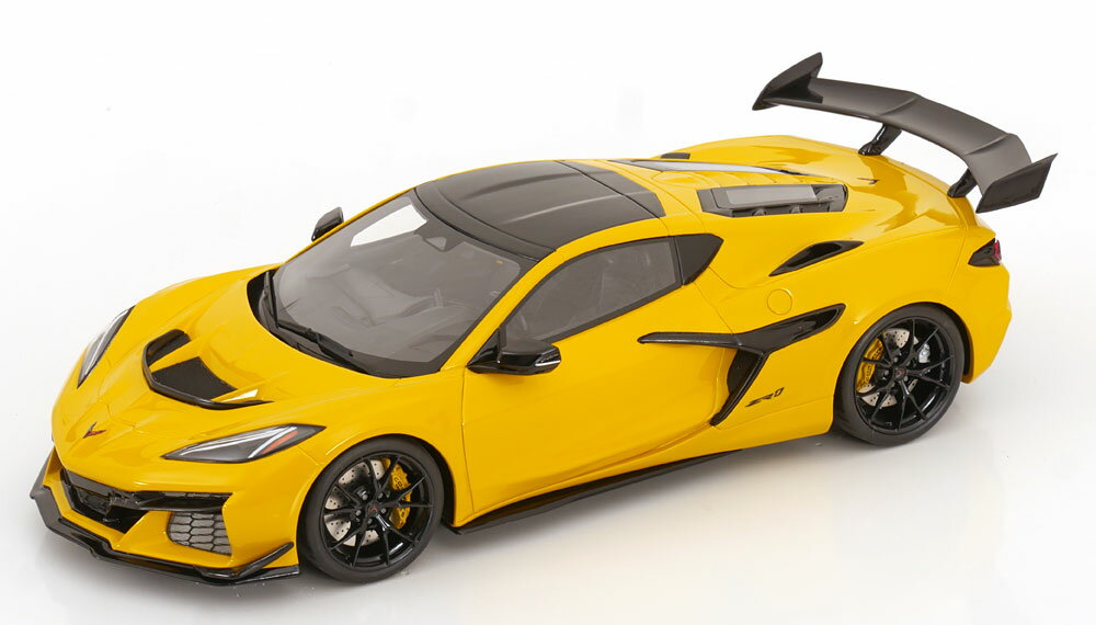 CHEVROLET - GT Spirit gts528 1/18 ミニカー レジン プロポーションモデル 2025年モデル シボレー CHEVROLET - CORVETTE C8 ZR1 COUPE 2025 イエロー