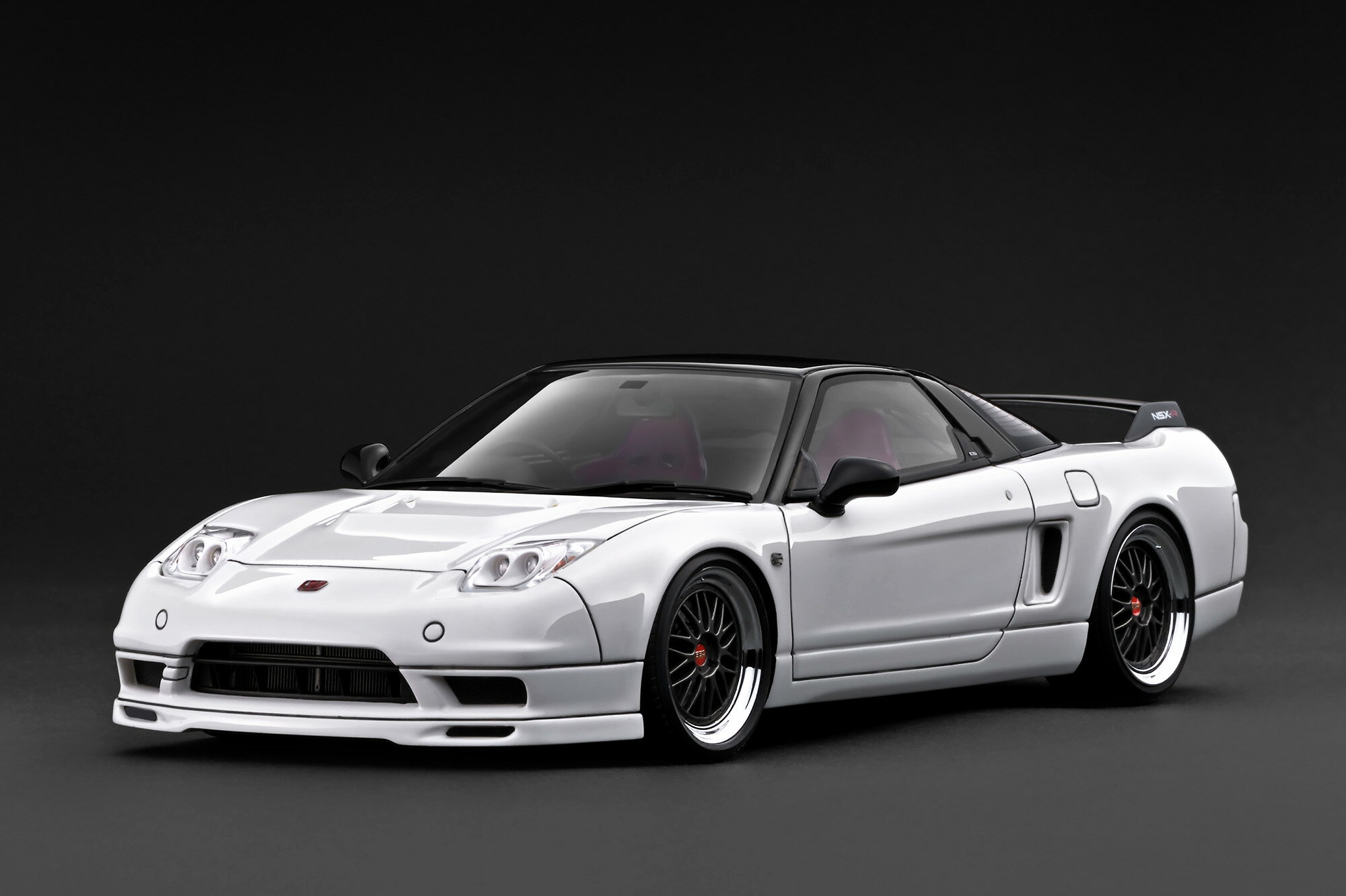 Ignition Model イグニッションモデル 1/18 ミニカー レジン プロポーションモデル 2002年モデル ホンダ HONDA NSX-R (NA2) White